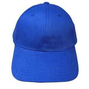 Riviera Strapback Baseball Cap Blue One Size Adjustable Lightweight Vented Holes